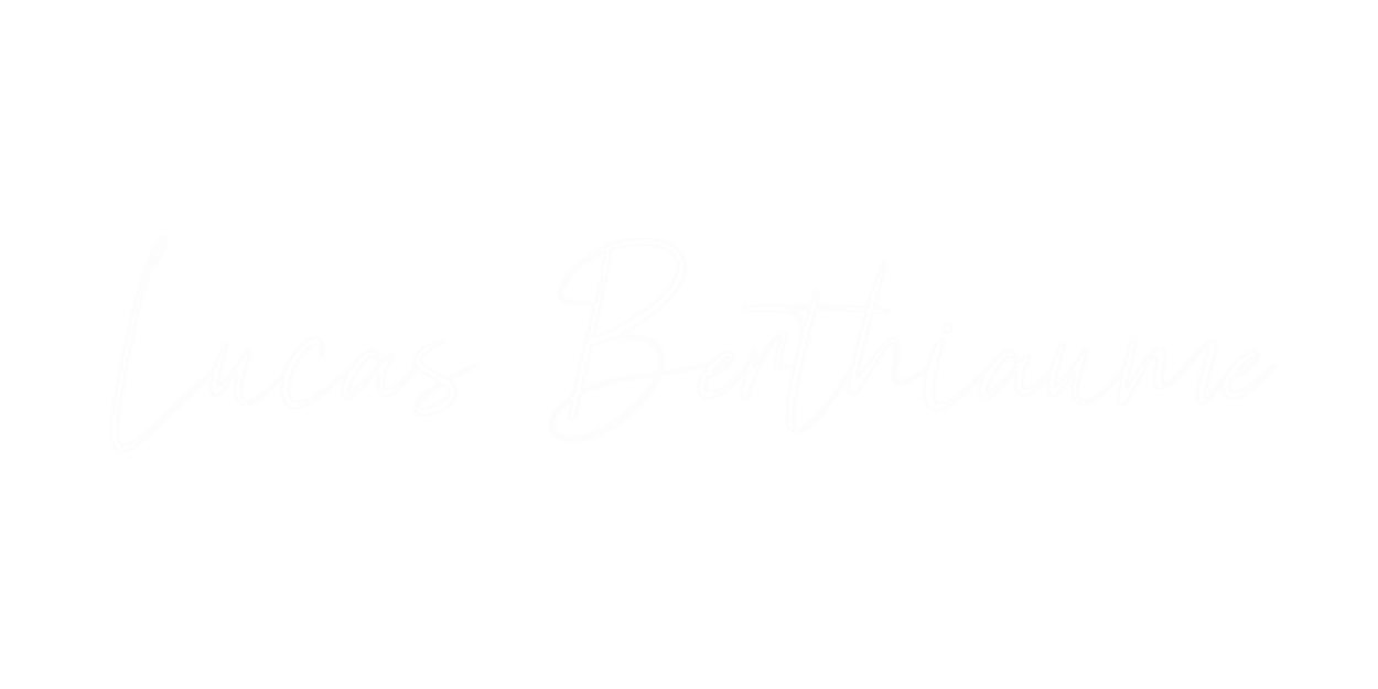 Signature manuscrite de Lucas Berthiaume